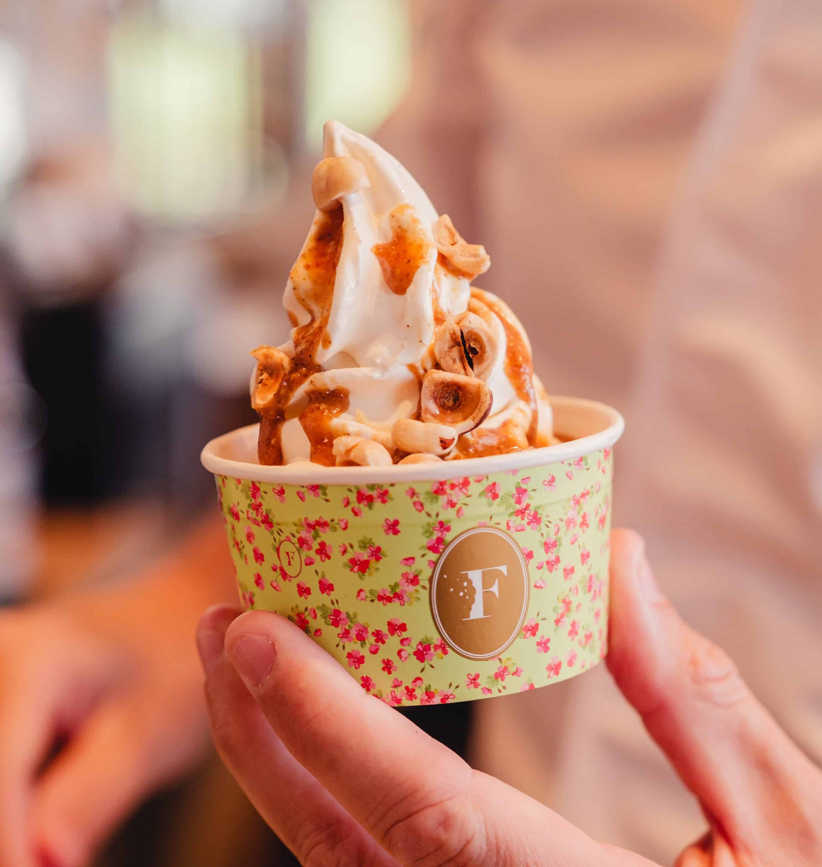 Glaces à l'italienne des boulangeries Feuillette