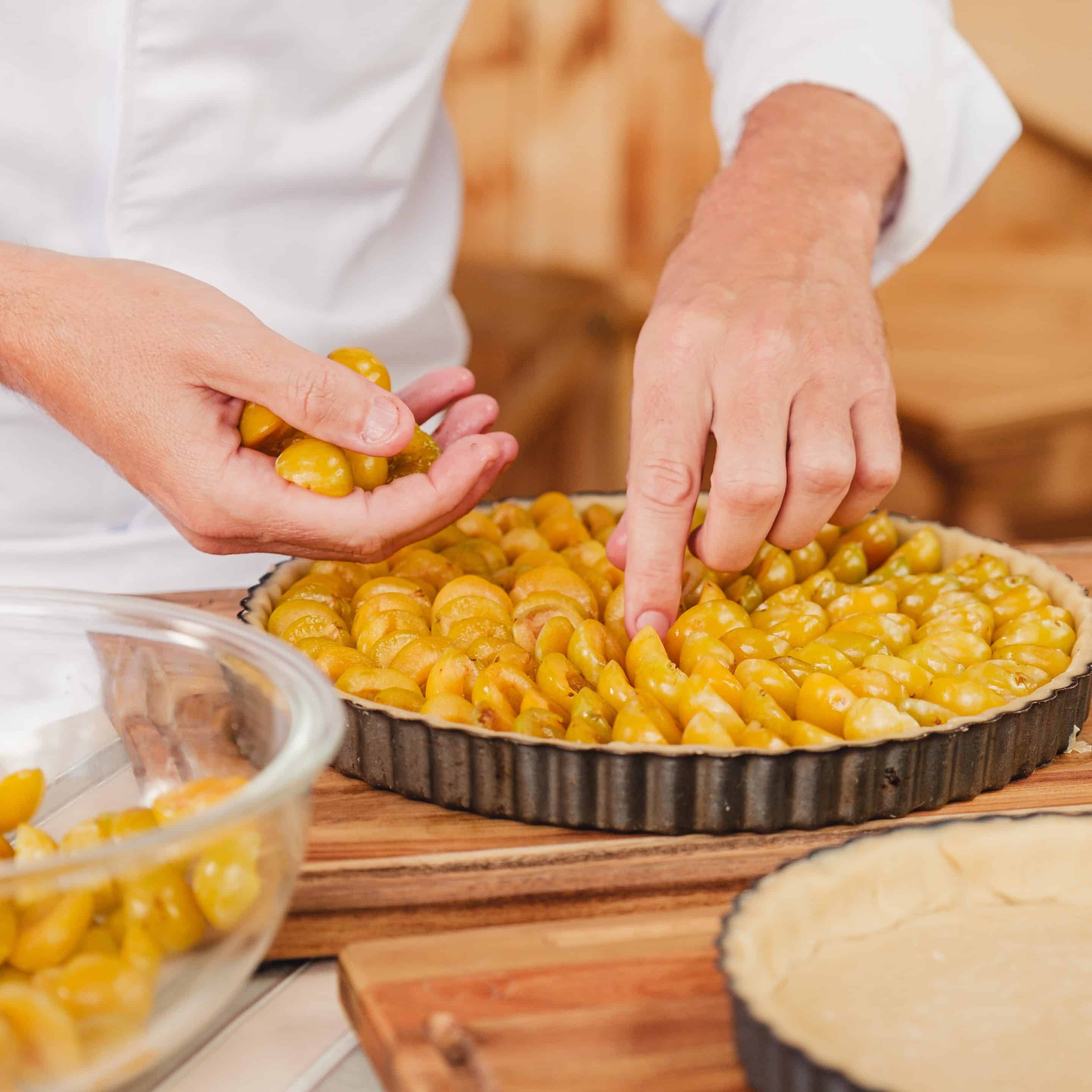 Tartes aux fruits de saison des boulangeries Feuillette